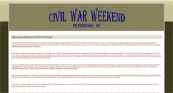 Desktop Screenshot of civilwarweekend.sca-peterboro.org